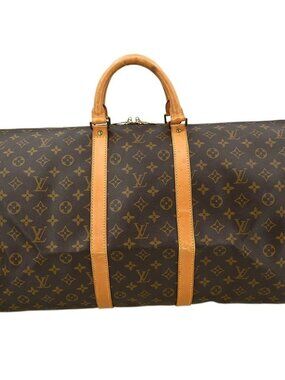 LOUIS VUITTON KEEPALL 55 TRAVEL HANDBAG MONOGRAM
